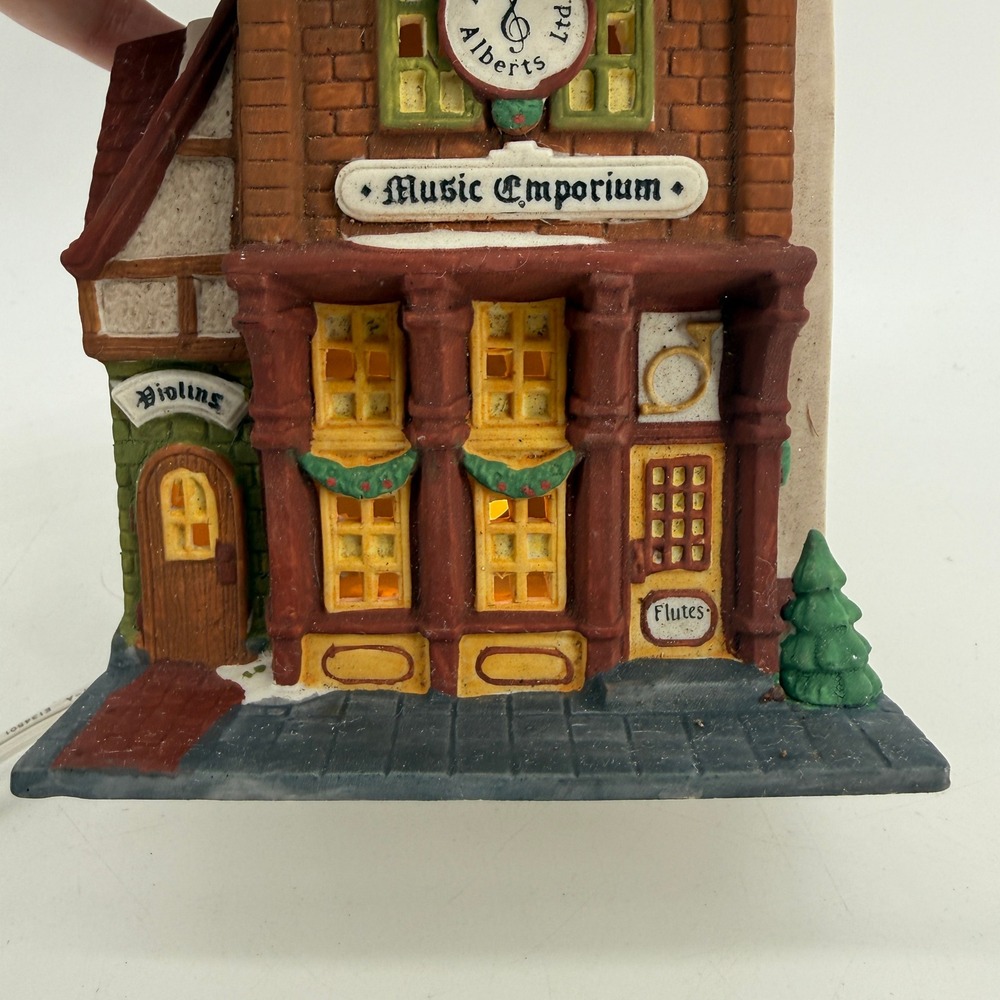 Dept. 56 - Christmas in the City - Music Emporium - Retired 1996 Houses Display - Picture 5 of 16